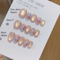 0986- Handmade press on nails fake nails removable