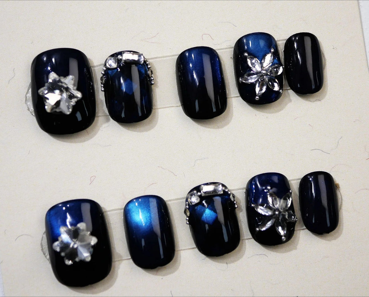 0998- Handmade press on nails fake nails removable