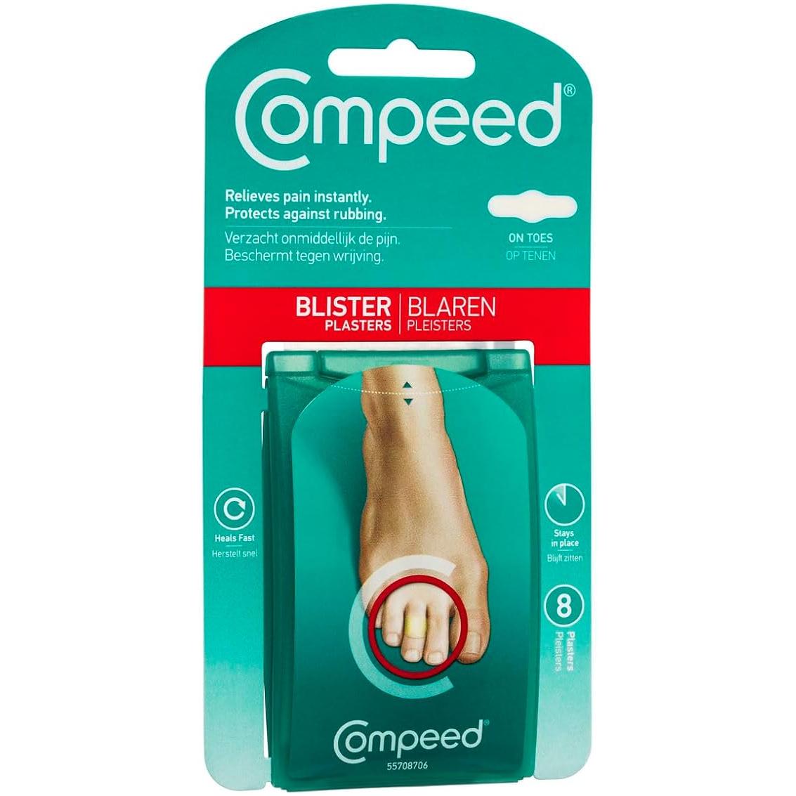 Compeed Toes Blisters Bandage Plasters - 8 Units