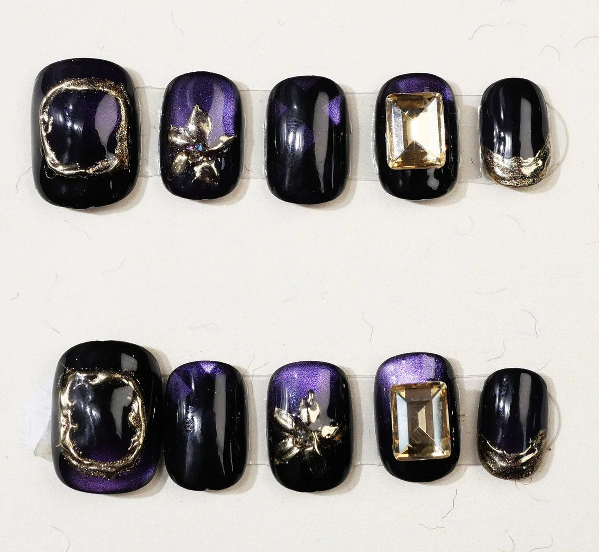 0998- Handmade press on nails fake nails removable