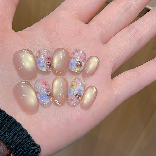 0986- Handmade press on nails fake nails removable