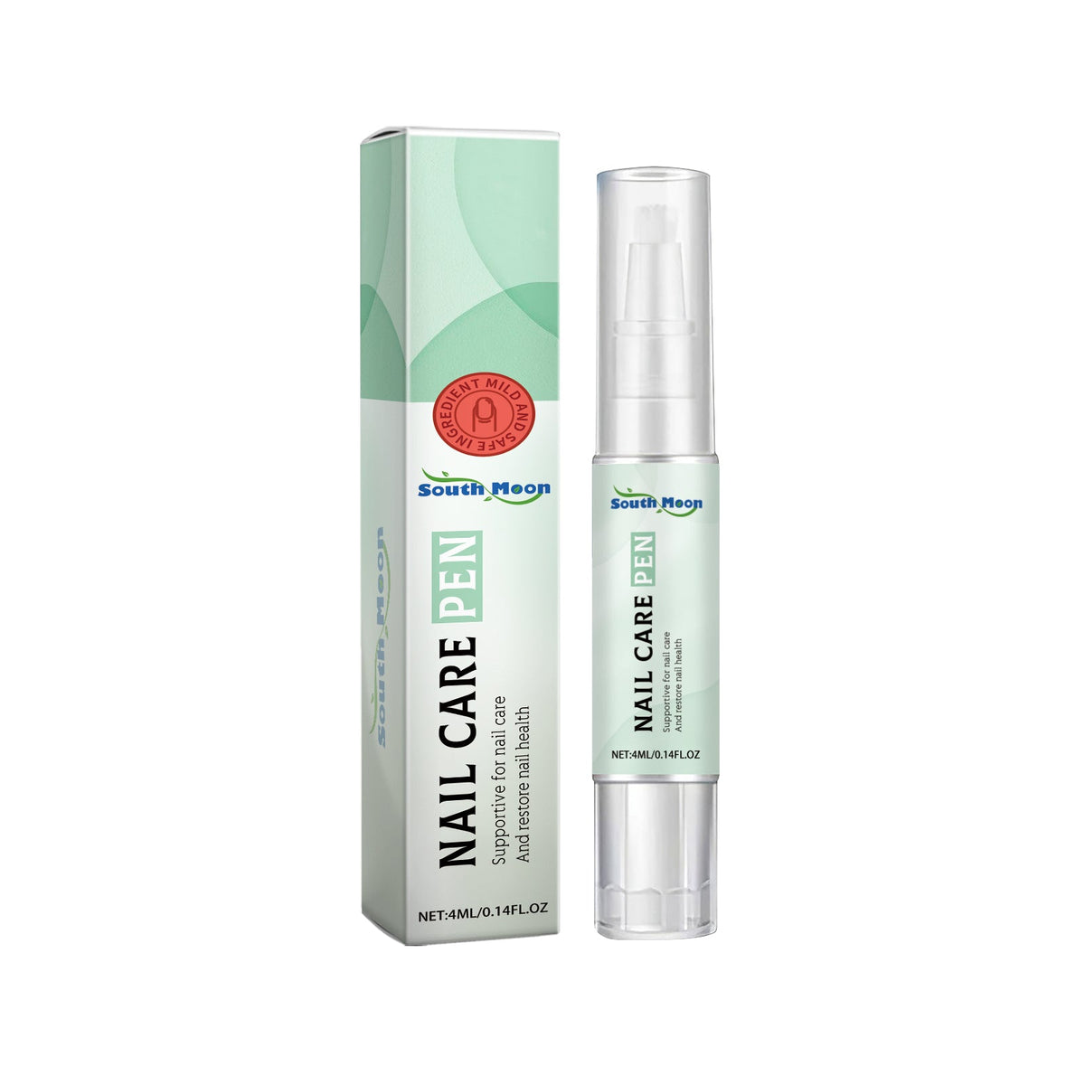 Gray Nail Care Pen Gently Nourishes Fingernails, Cleans And Brightens Nails And Thickens Nails