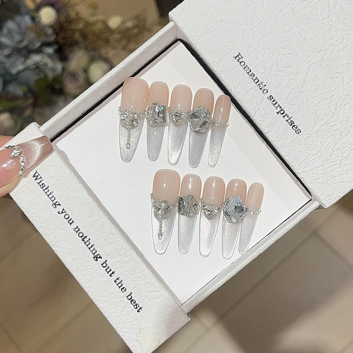 0995- Handmade press on nails fake nails removable