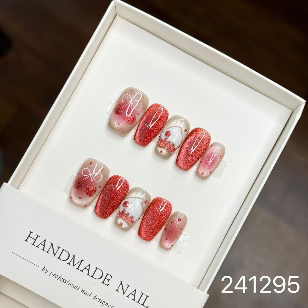 1029- Handmade press on nails fake nails removable