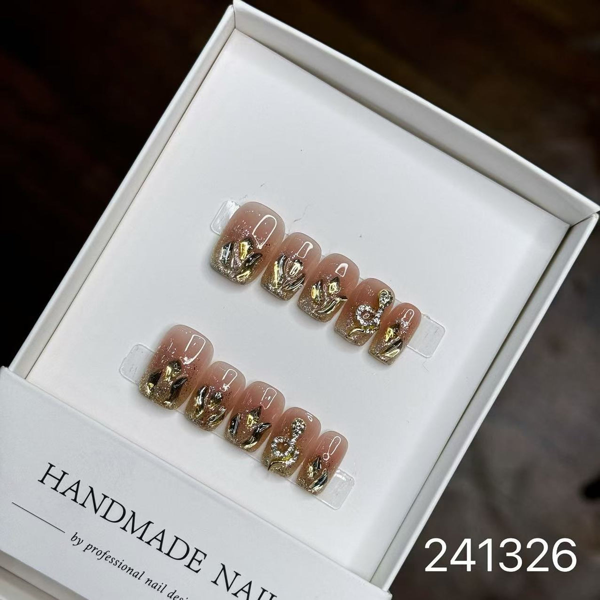 1029- Handmade press on nails fake nails removable