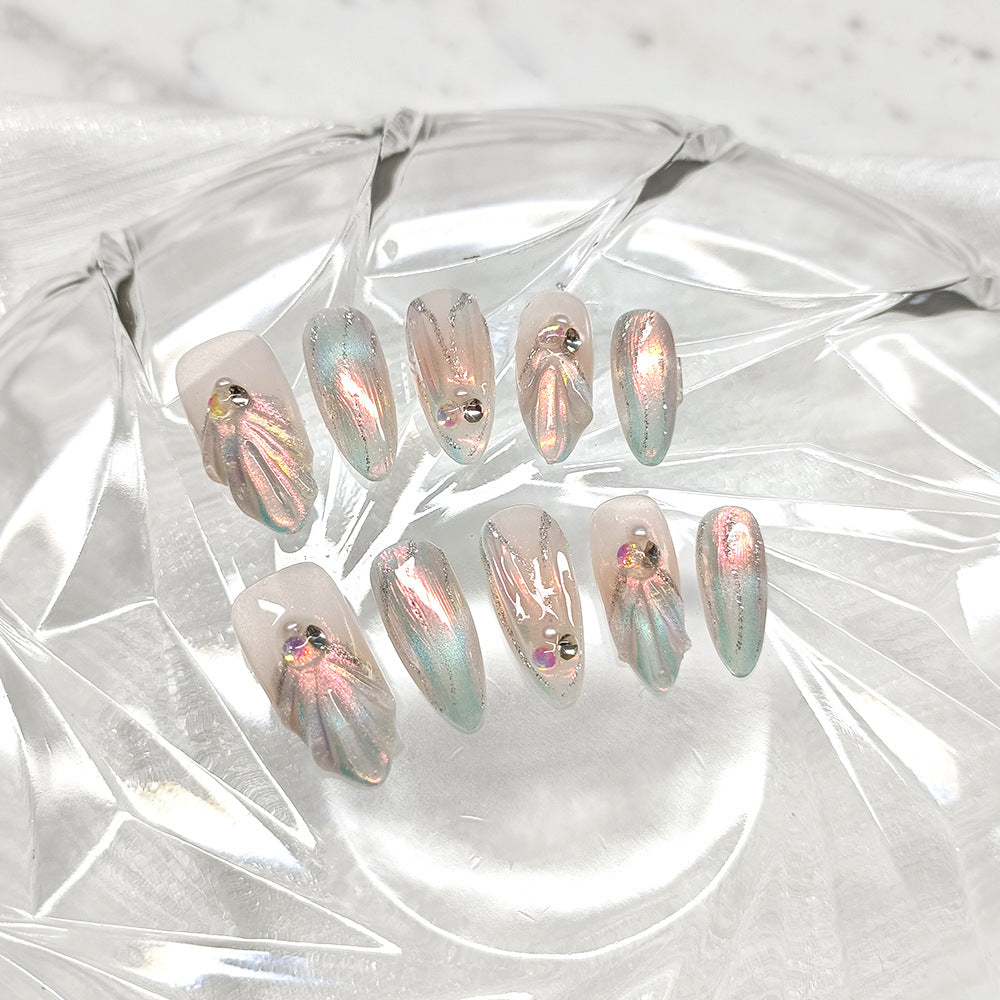 1010- Handmade press on nails fake nails removable