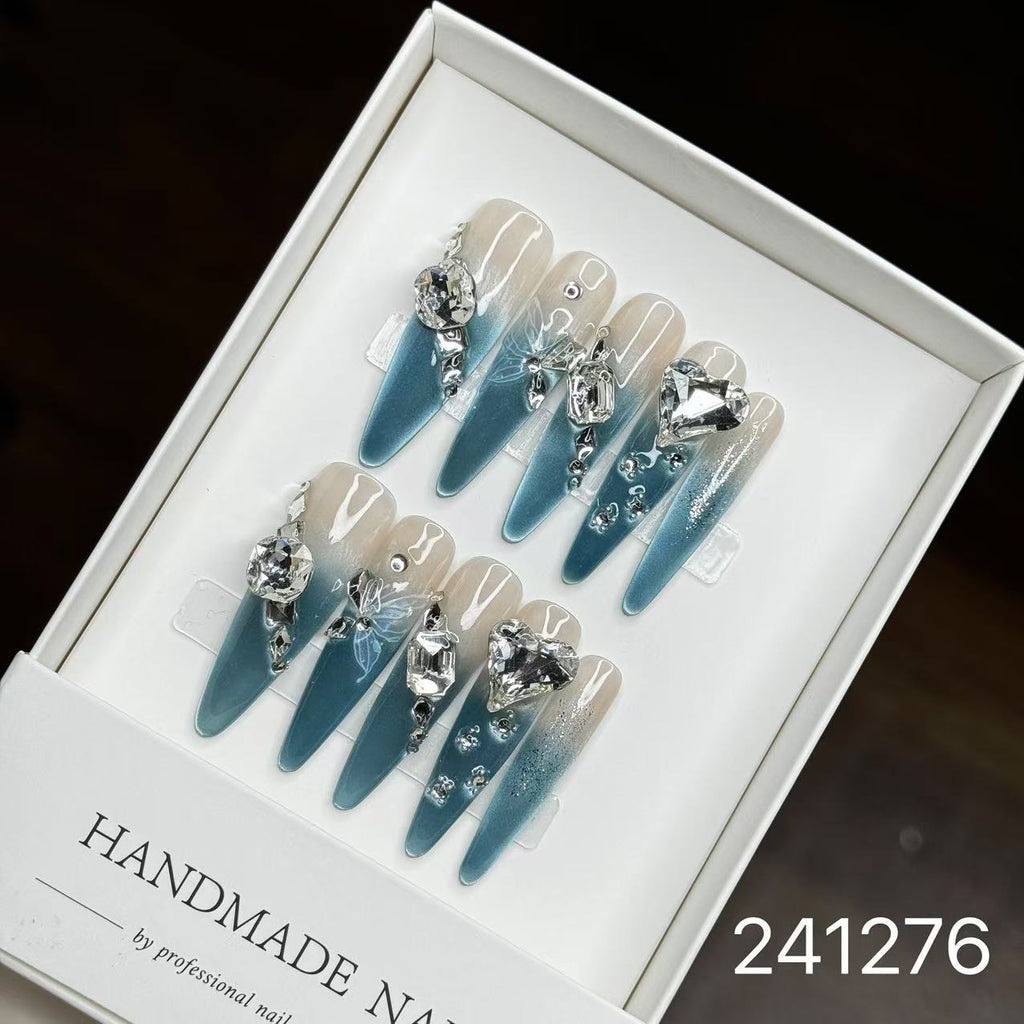 1029- Handmade press on nails fake nails removable