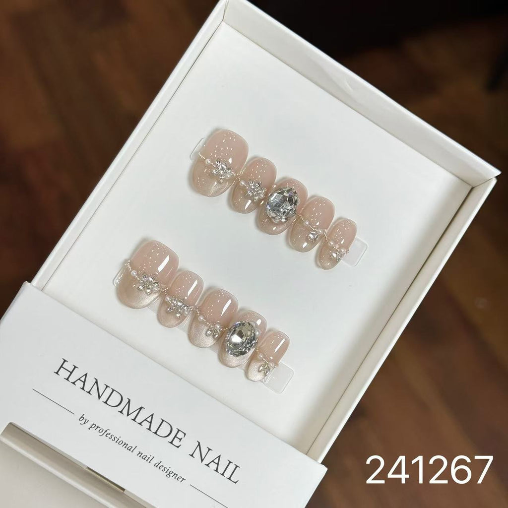1029- Handmade press on nails fake nails removable
